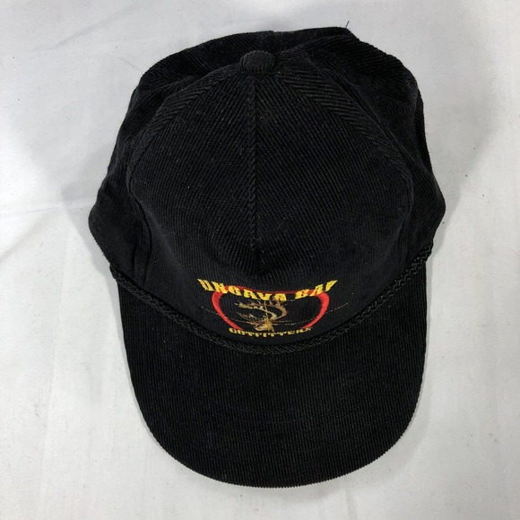 VTG UNGAVA BAY OUTFITTERS UNCAVA HAT CAP CORDUROY SNAPBACK ONE SIZE FITS MOST OS - Picture 6 of 14